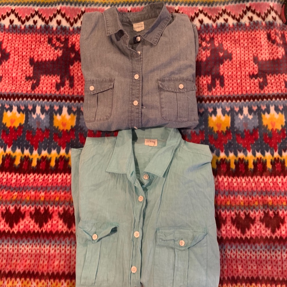 J crew Long sleeve shirts